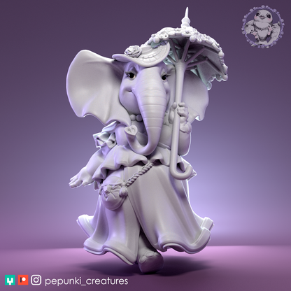 Pepunki Creatures - Elephant Day Tripper