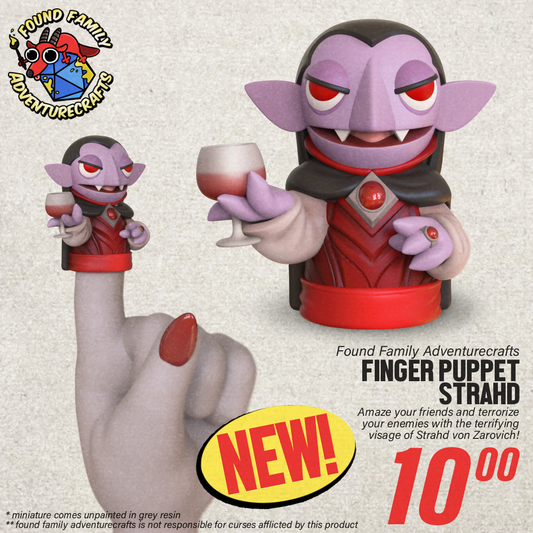 FFA - April Fools - Finger Puppet Strahd