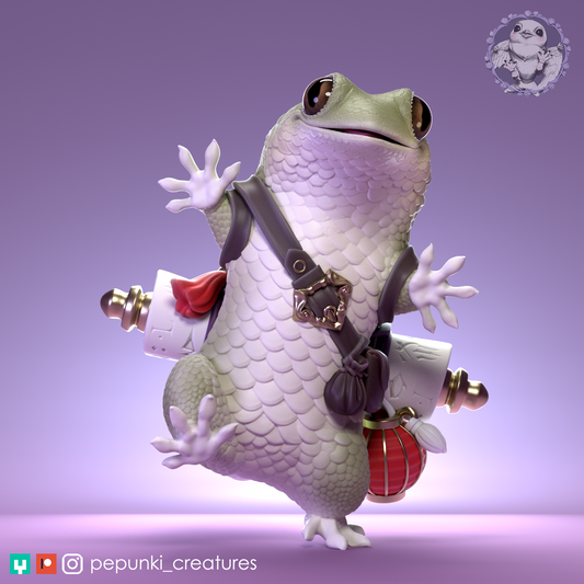 Pepunki Creatures - Gecko Traveller