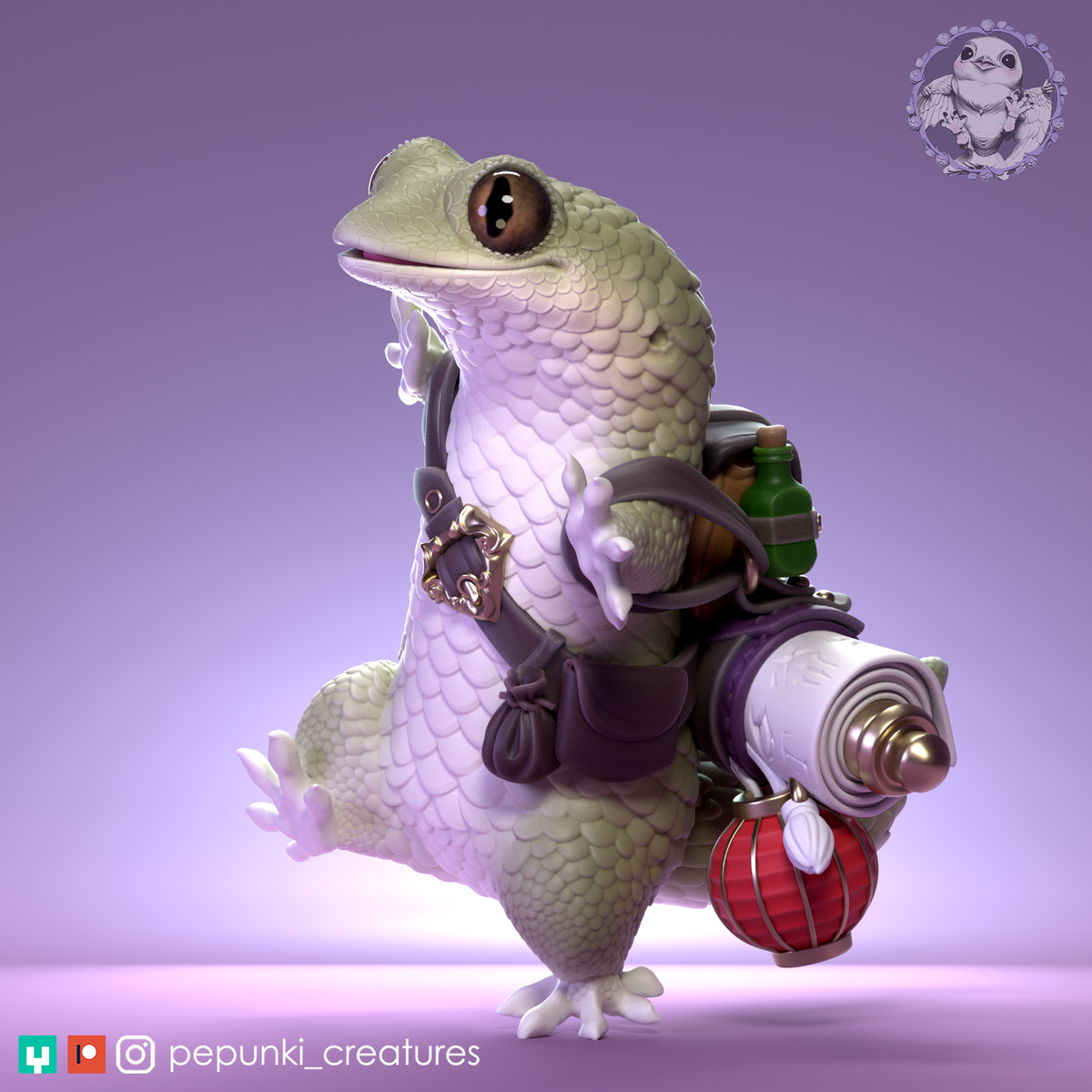 Pepunki Creatures - Gecko Traveller