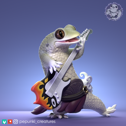 Pepunki Creatures - Gecko Guitarist