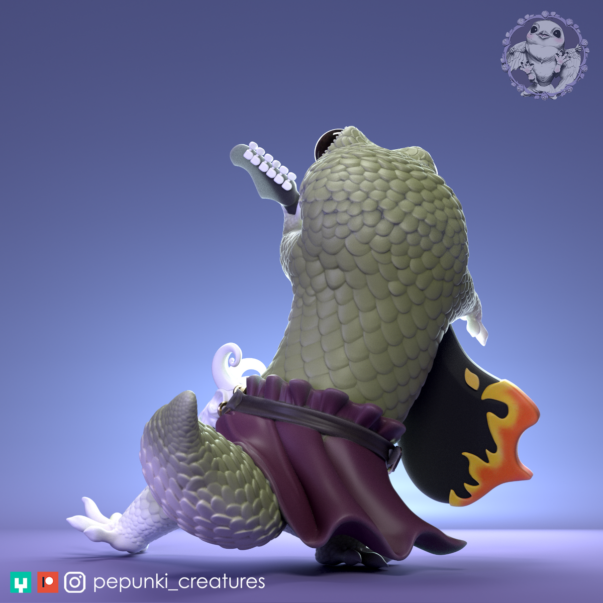 Pepunki Creatures - Gecko Guitarist