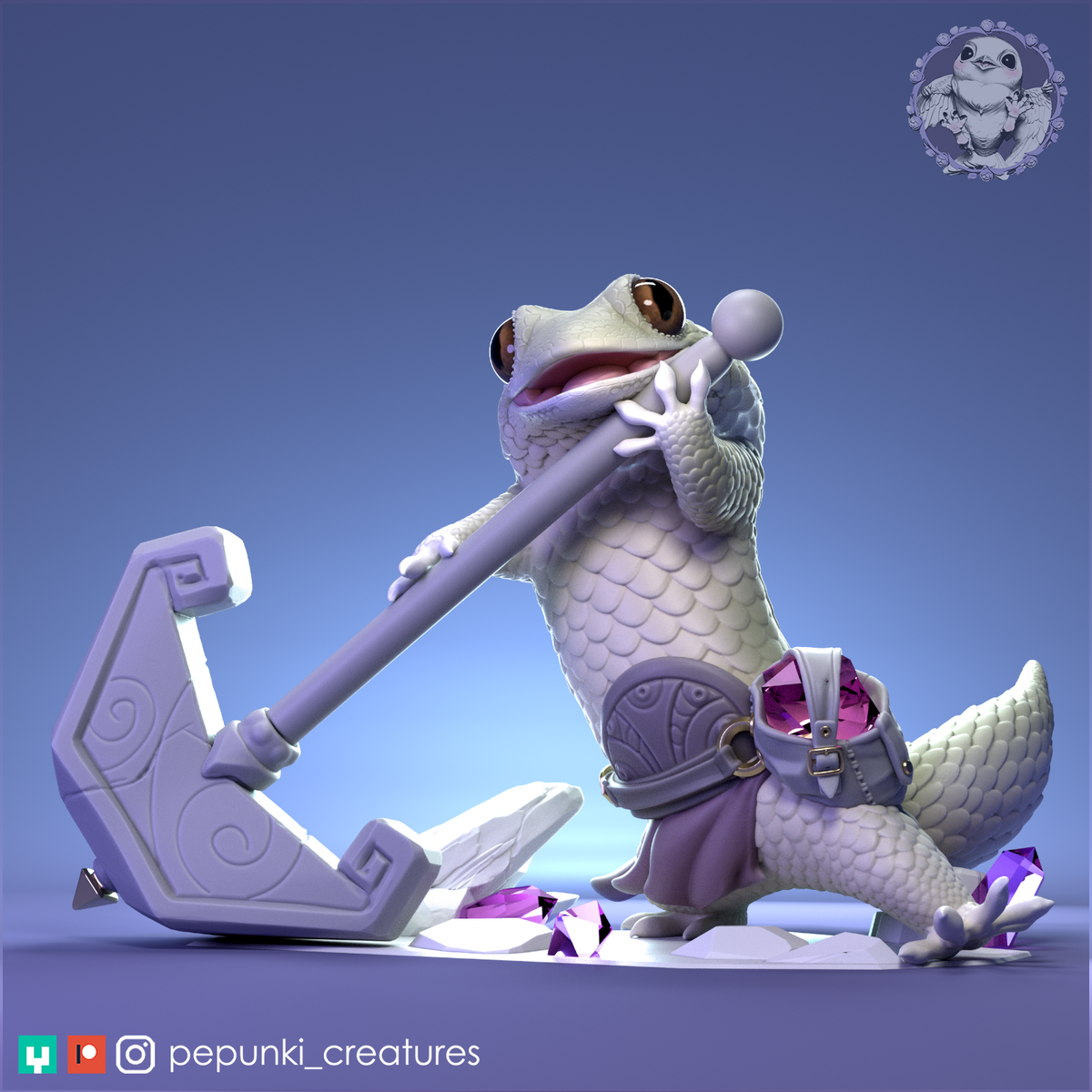 Pepunki Creatures - Big Hammer Gecko