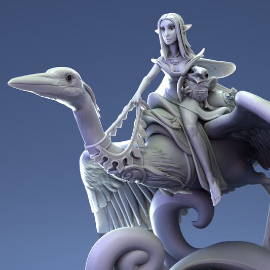 Pepunki Creatures - Heron Rider