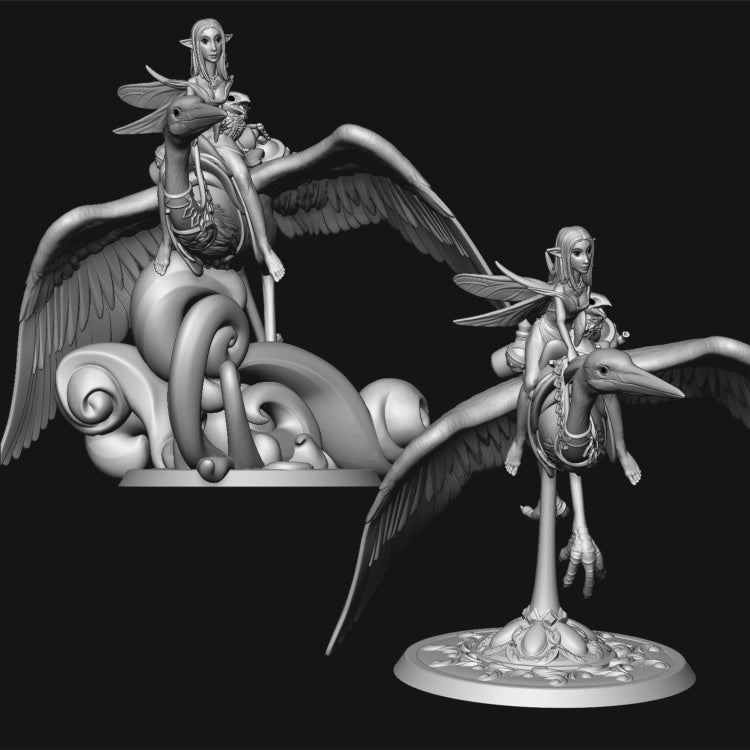 Pepunki Creatures - Heron Rider