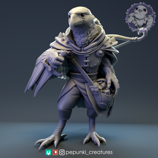 Pepunki Creatures - Caracara Bandit