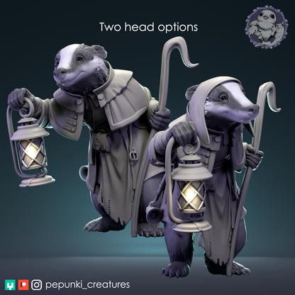 Pepunki Creatures - Badger Ferryman