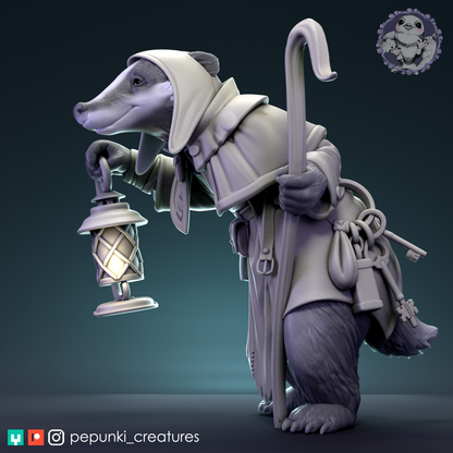 Pepunki Creatures - Badger Ferryman