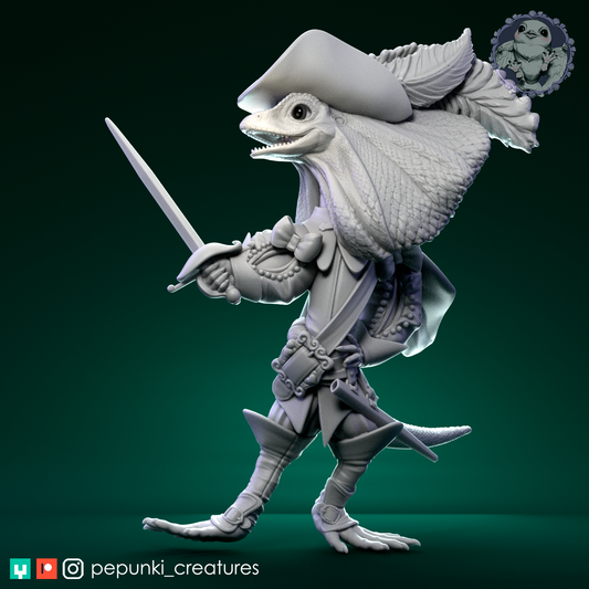 Pepunki Creatures - Frilled Musketeer
