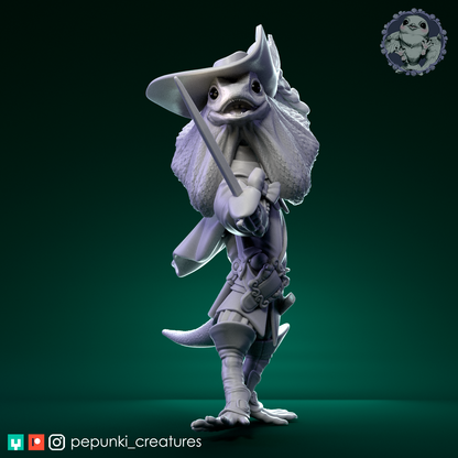 Pepunki Creatures - Frilled Musketeer