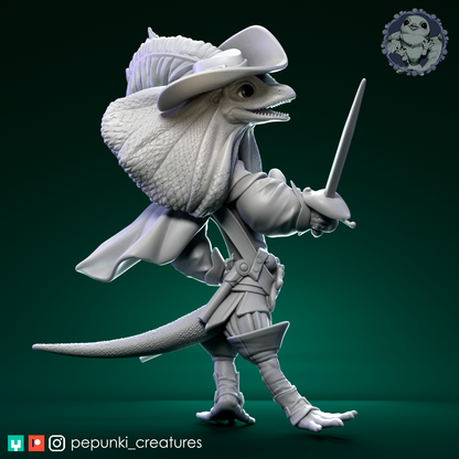 Pepunki Creatures - Frilled Musketeer