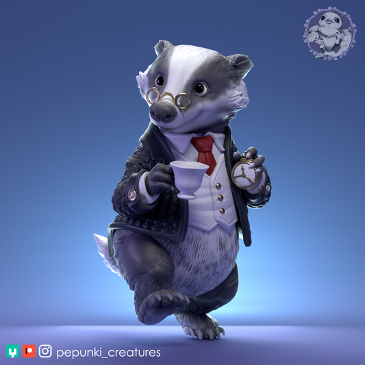 Pepunki Creatures - Gentleman Badger