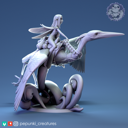 Pepunki Creatures - Heron Rider