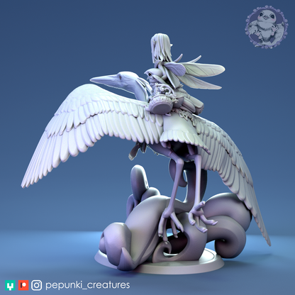 Pepunki Creatures - Heron Rider