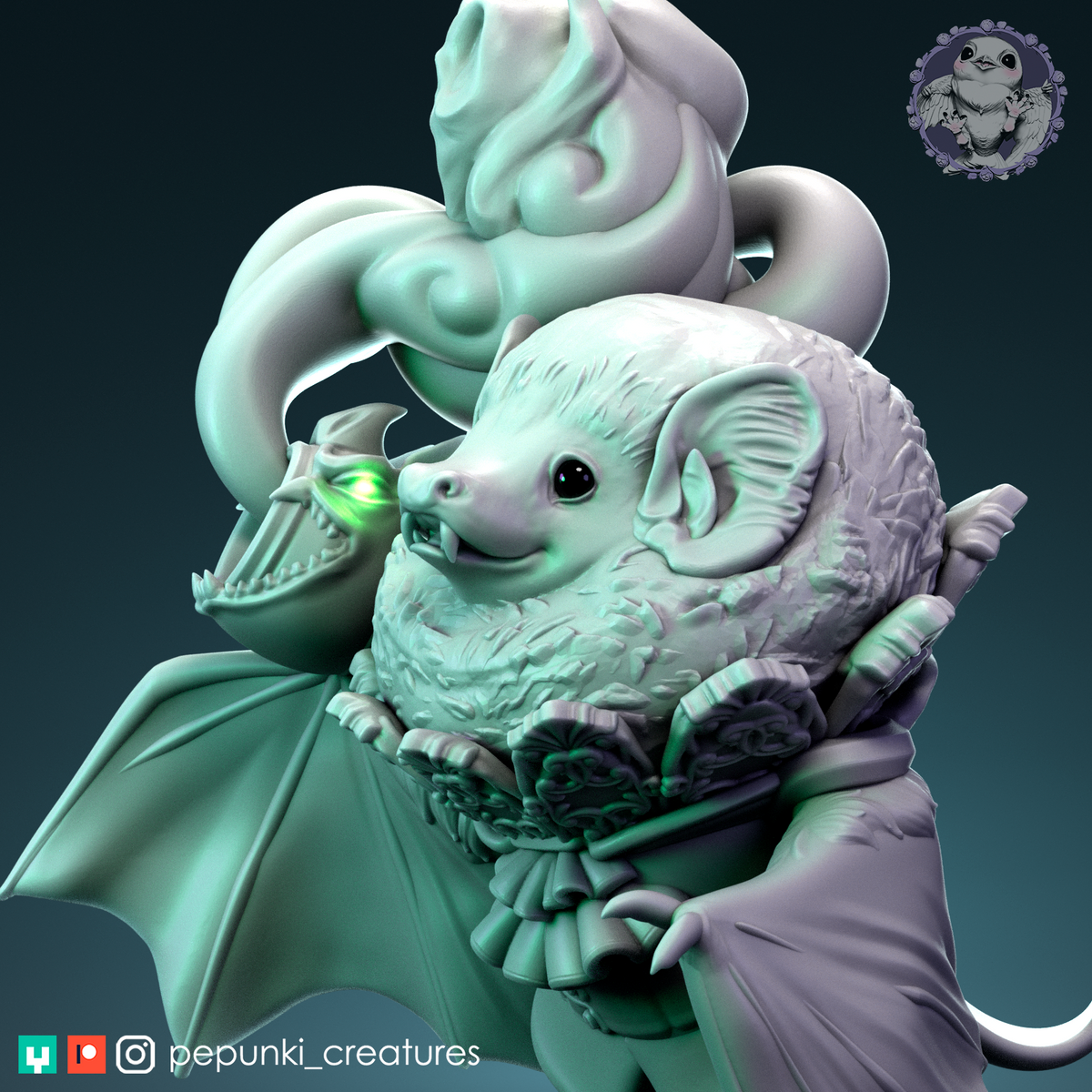 Pepunki Creatures - Hoary Bat Cannoneer