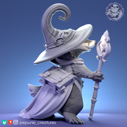Pepunki Creatures - Badger Witch