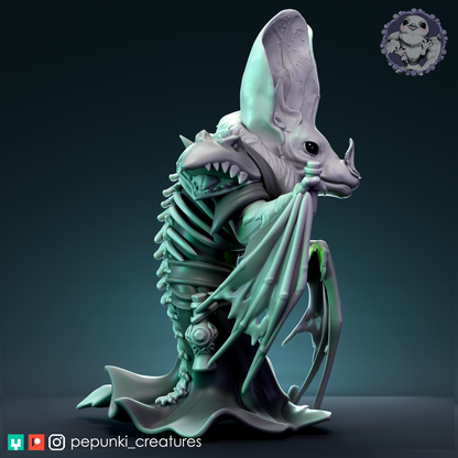 Pepunki Creatures - Bat Necromancer