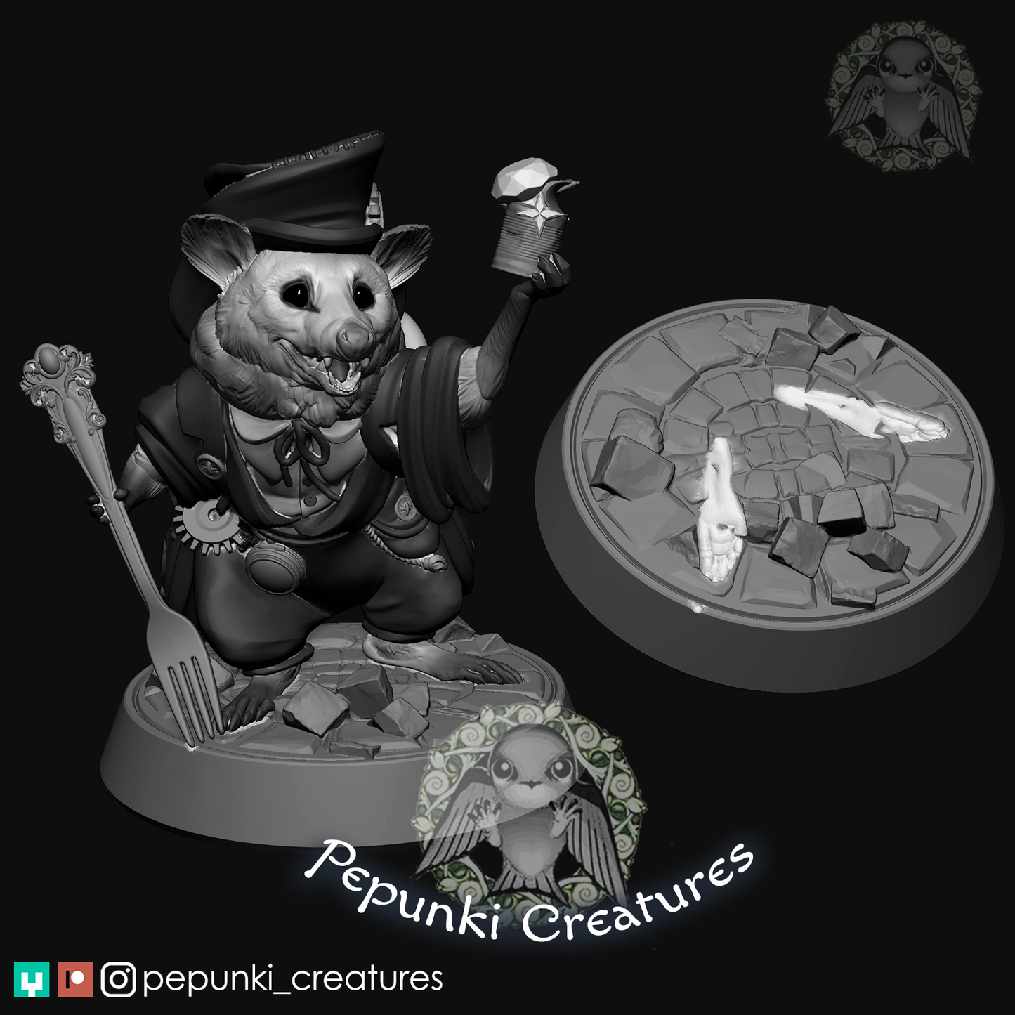 Pepunki Creatures - Opossum Collector