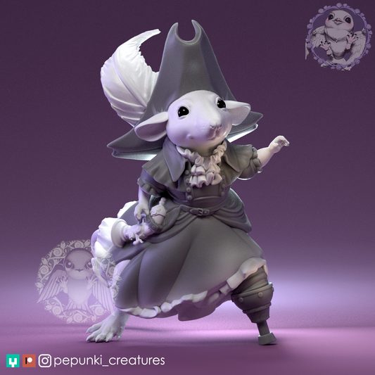 Pepunki Creatures - Rat Pirate Captain