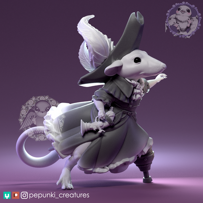 Pepunki Creatures - Rat Pirate Captain