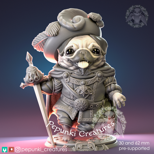 Pepunki Creatures - Pug Chevalier