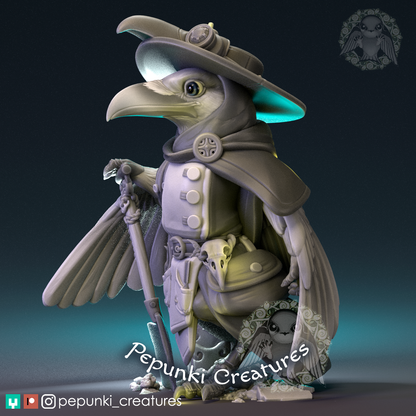 Pepunki Creatures - Raven Gravedigger