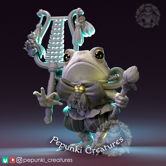 Pepunki Creatures - Toad Minstrel