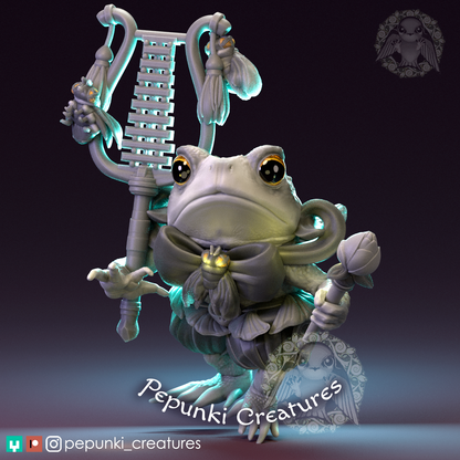 Pepunki Creatures - Toad Minstrel