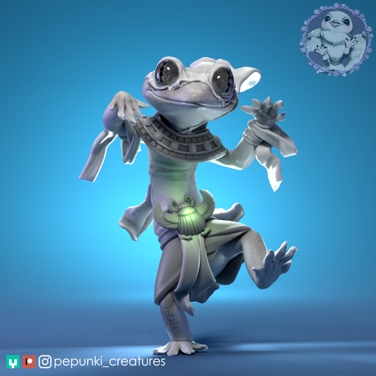 Pepunki Creatures - Gecko Mummy