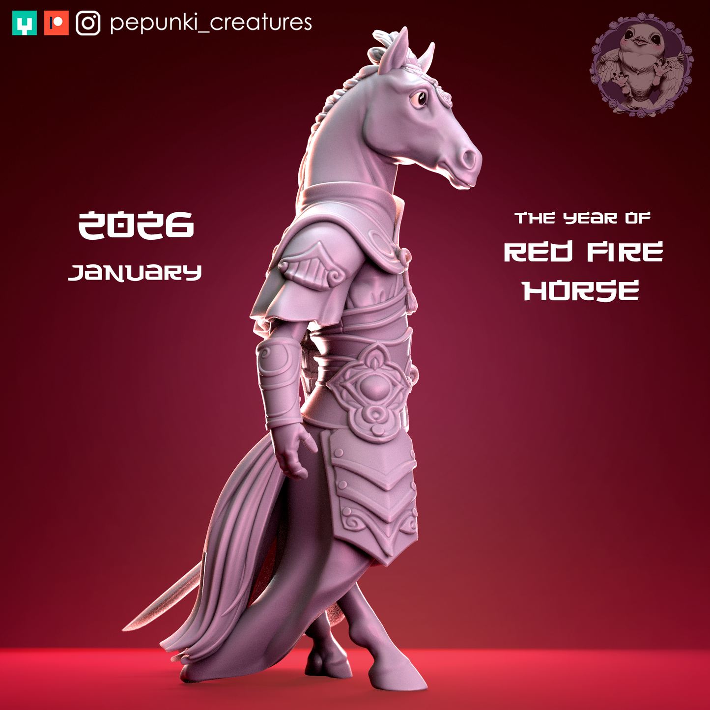 Pepunki Creatures - War Horse