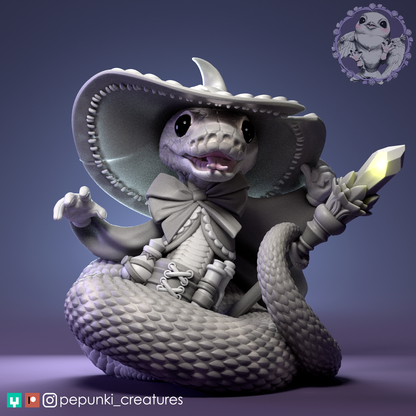 Pepunki Creatures - Ball Python Witch