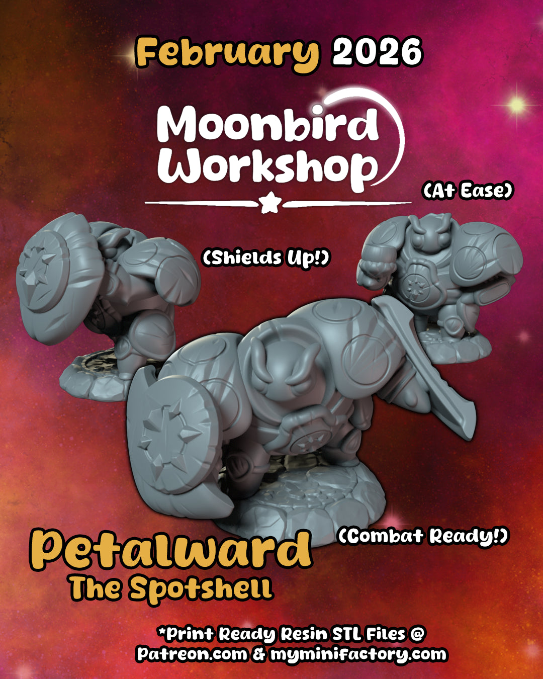 Moonbird Workshop - Petalward the Spotshell