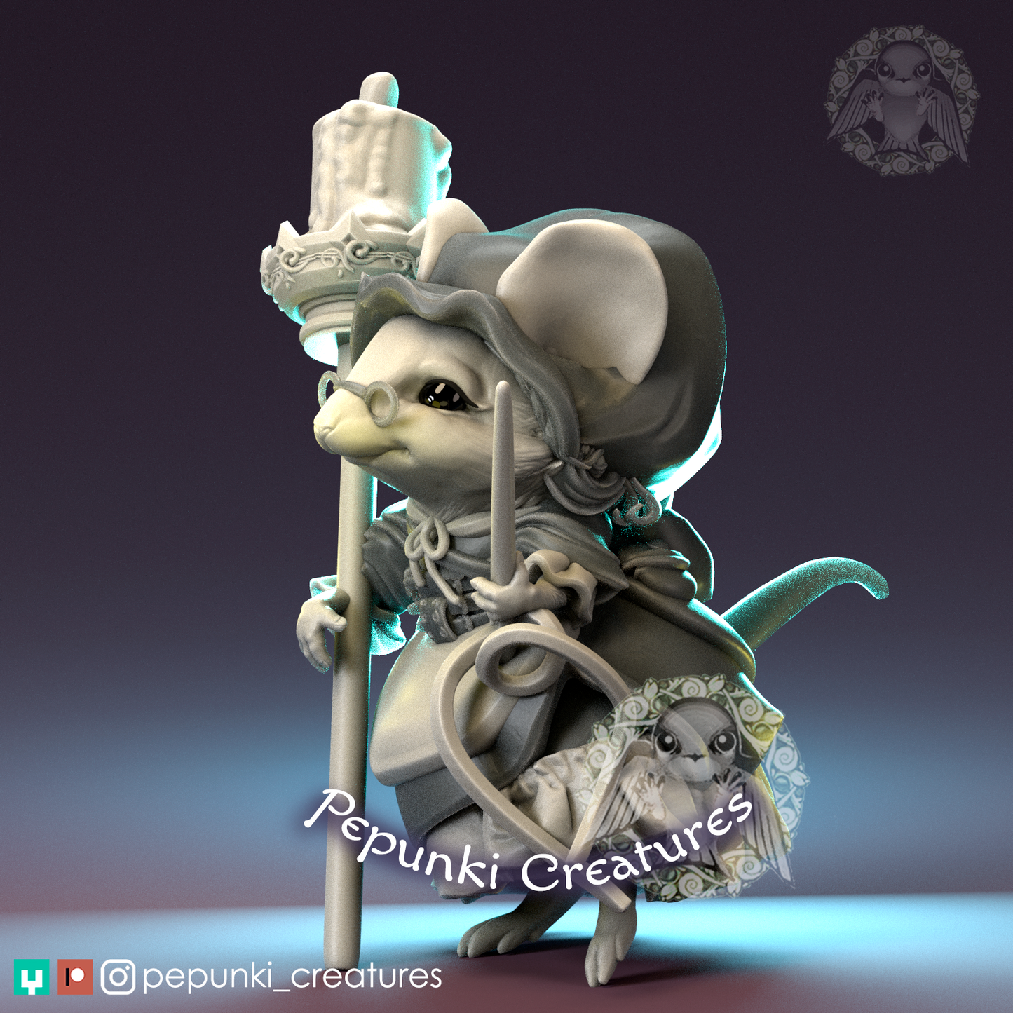 Pepunki Creatures - Mouse Seamstress