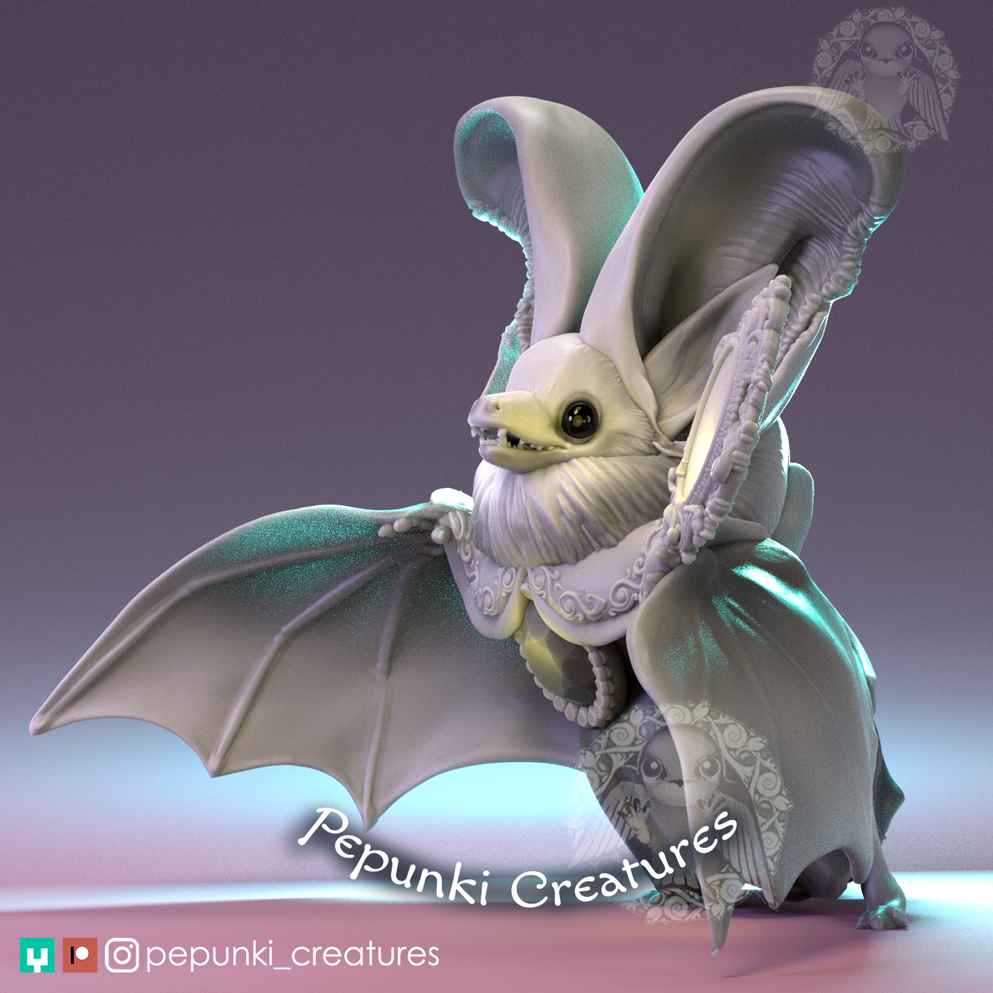 Pepunki Creatures - Long-Eared Bat Countess