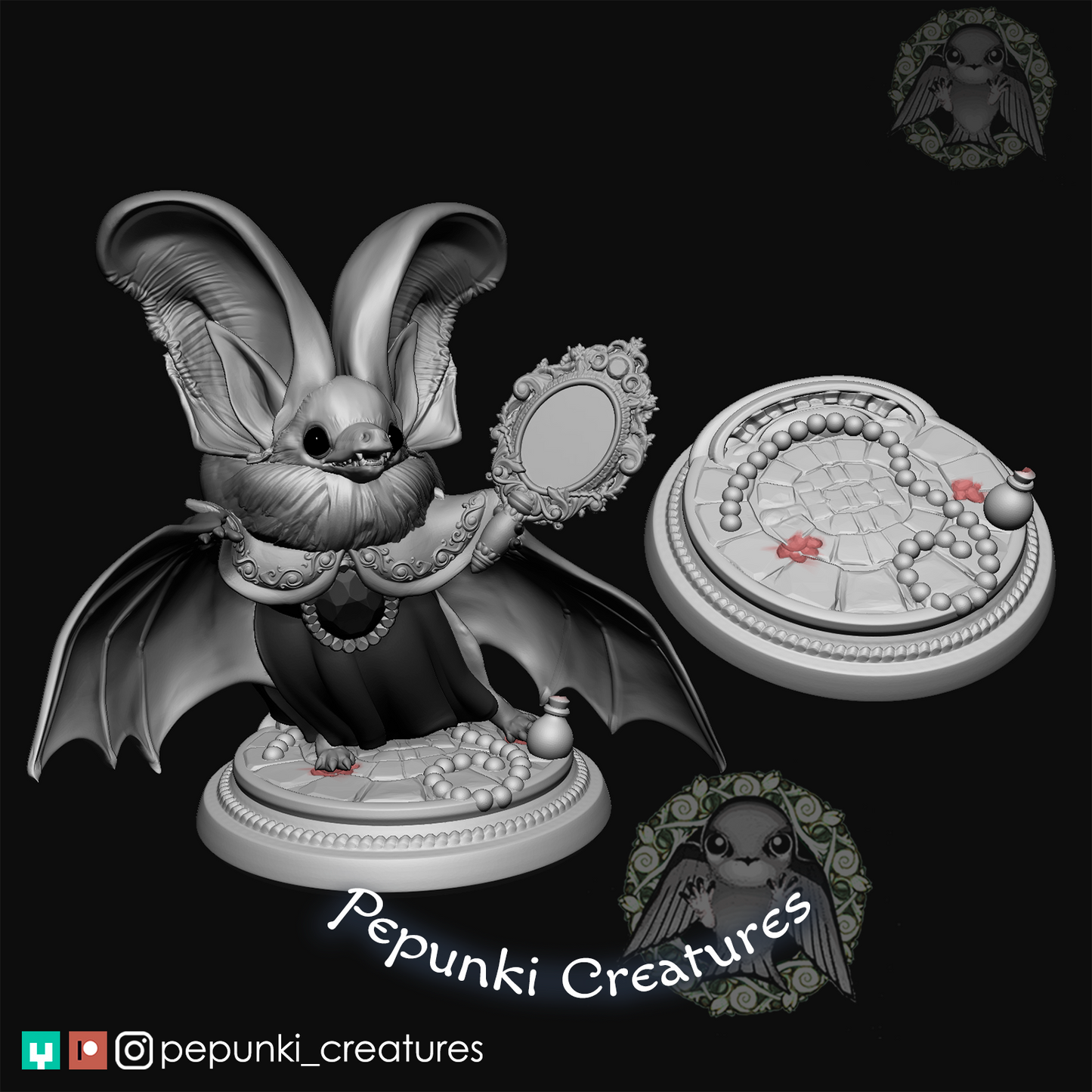 Pepunki Creatures - Long-Eared Bat Countess