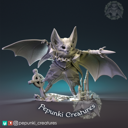 Pepunki Creatures - Vampire Bat Knight