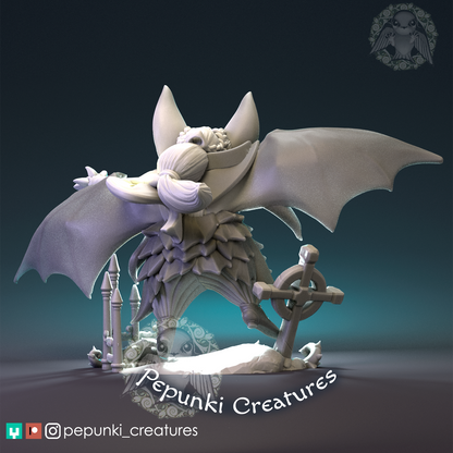 Pepunki Creatures - Vampire Bat Knight