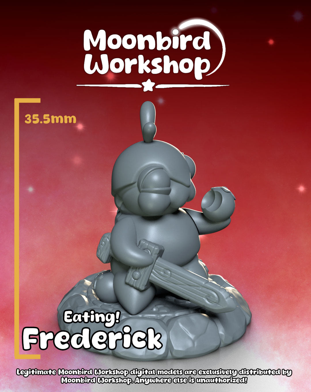 Moonbird Workshop - Frederick the Grub