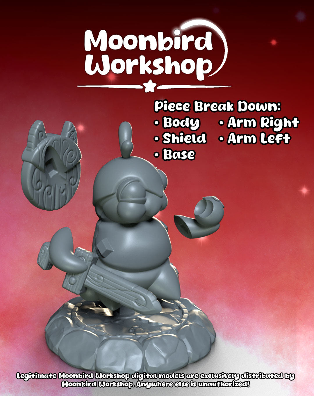 Moonbird Workshop - Frederick the Grub