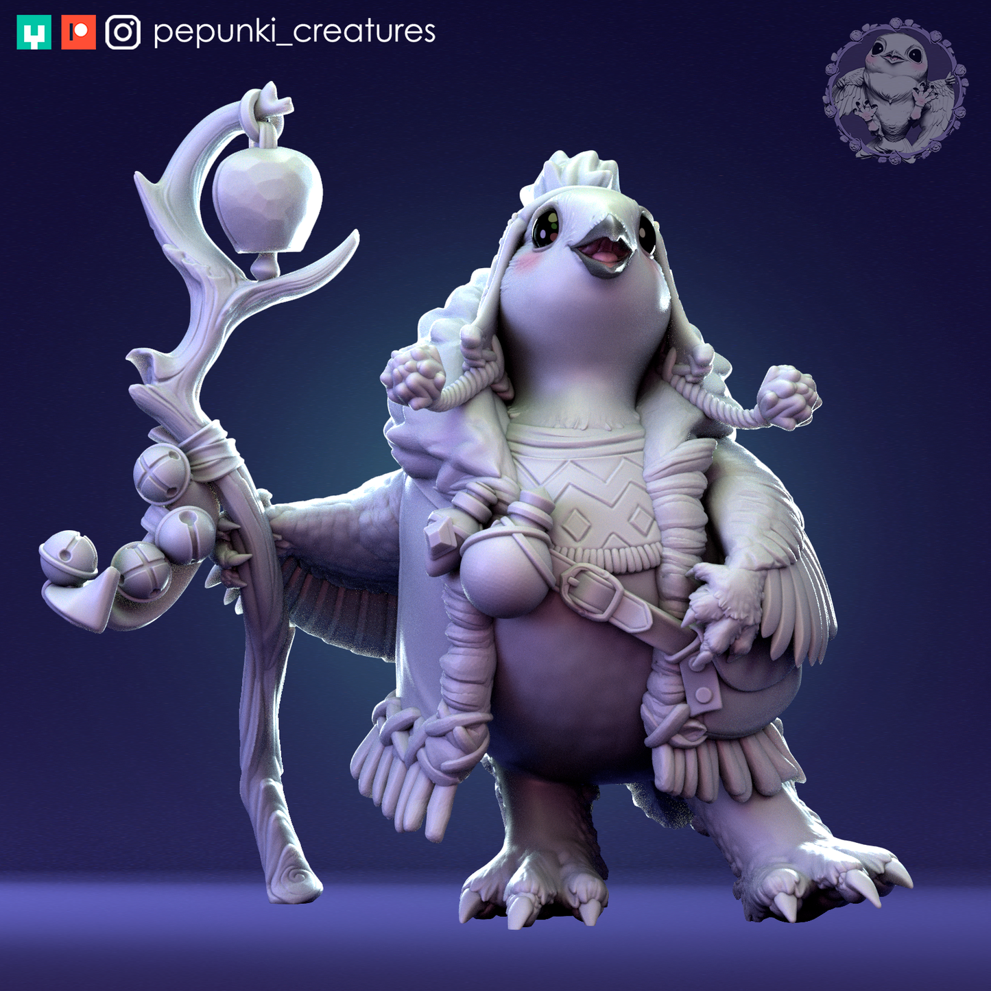 Pepunki Creatures - Ptarmigan Hiker