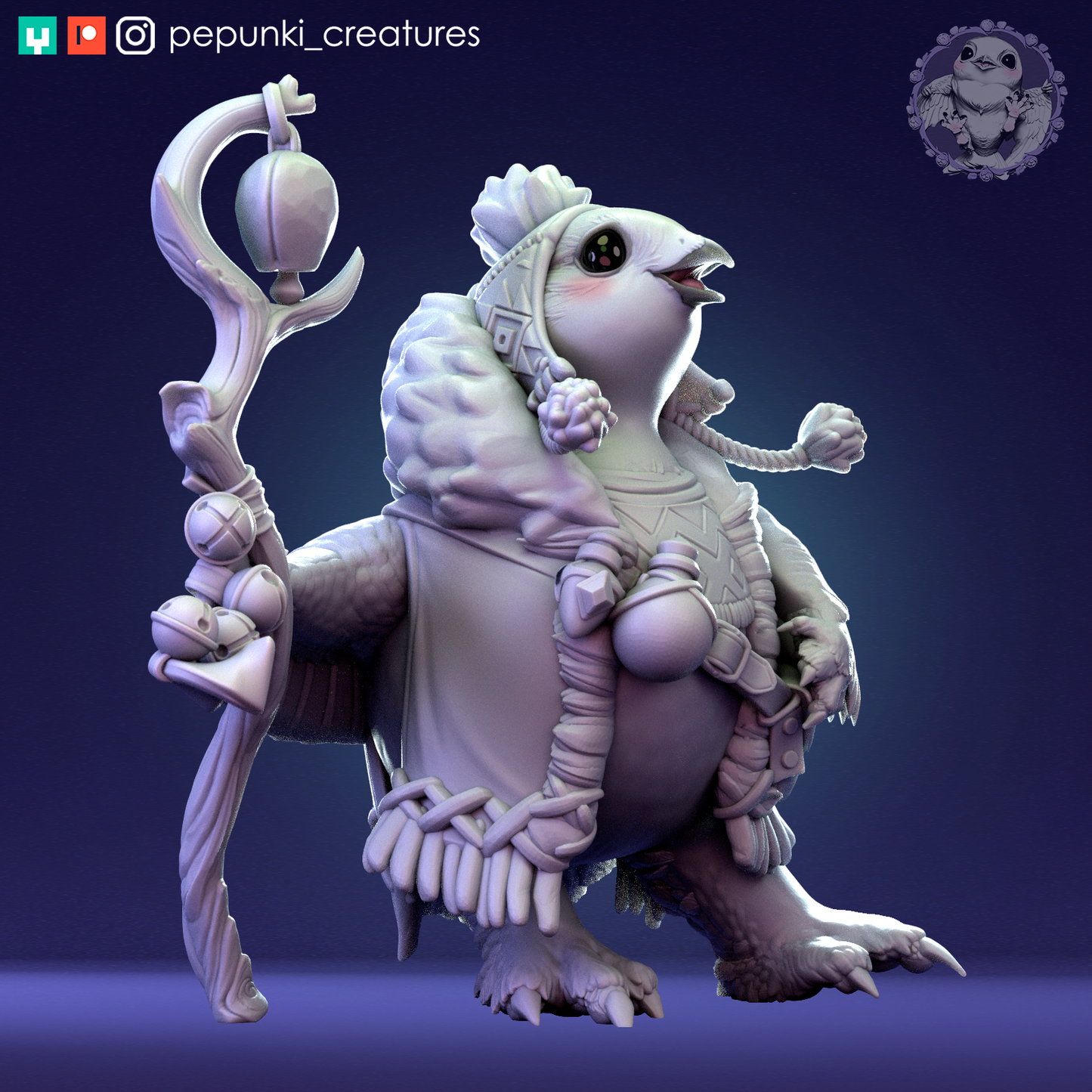 Pepunki Creatures - Ptarmigan Hiker