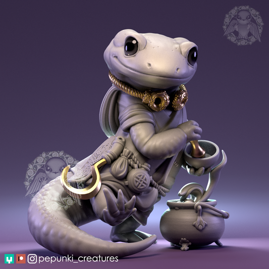 Pepunki Creatures - Salamander Alchemist
