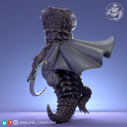 Pepunki Creatures - Red-Eyed Crocodile Skink Skirmisher