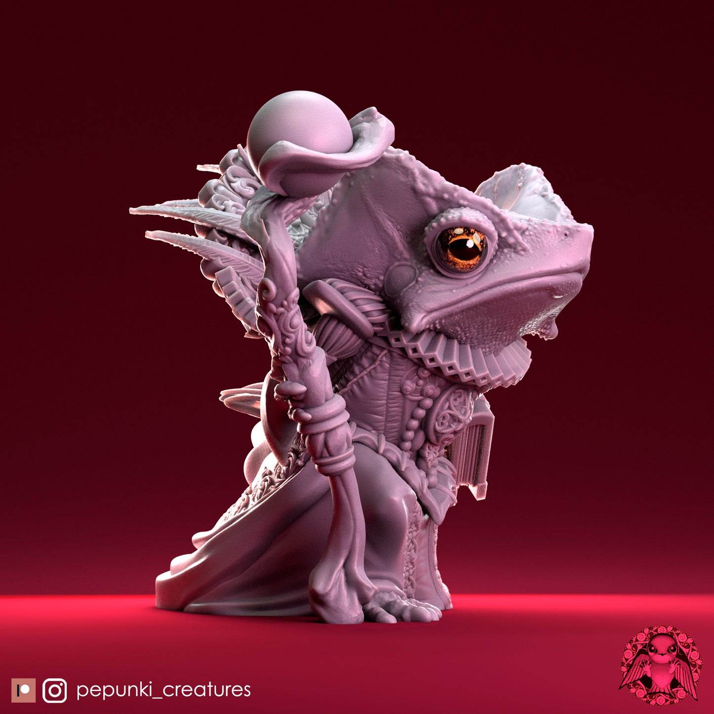 Pepunki Creatures - Crested Forest Toad Headmistress