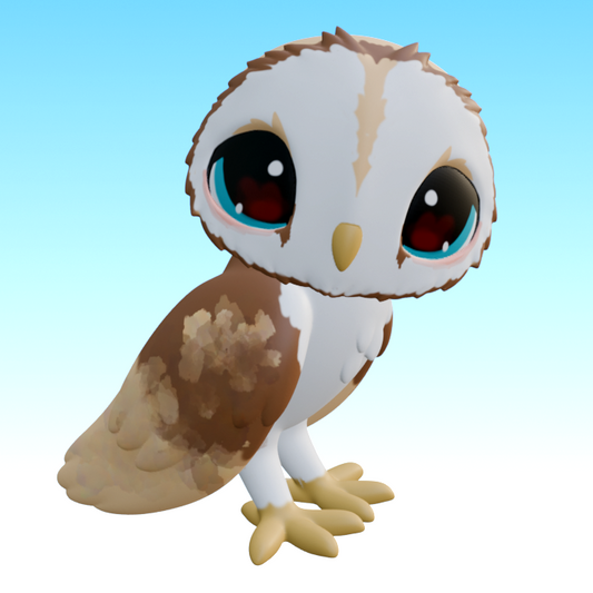 Leylina Figurines - May 2026 - Barn Owl