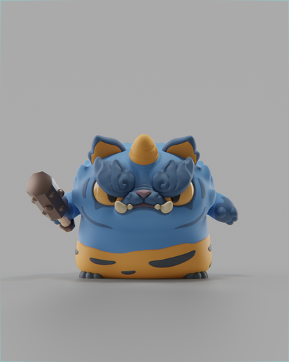 Grumpii - Yokai Neko - Aoonii Neko