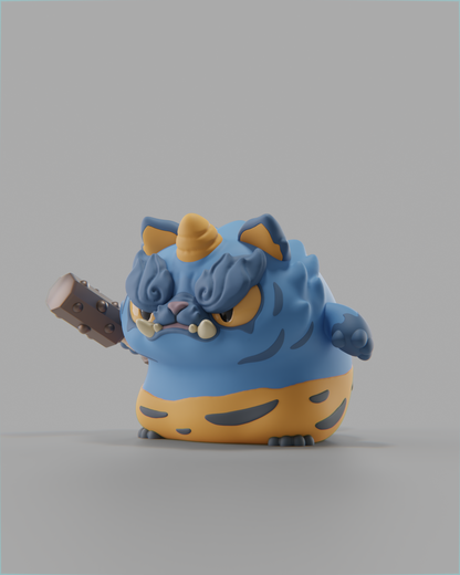 Grumpii - Yokai Neko - Aoonii Neko