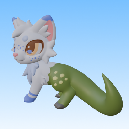 Leylina Figurines - July 2026 - Dino Kitty