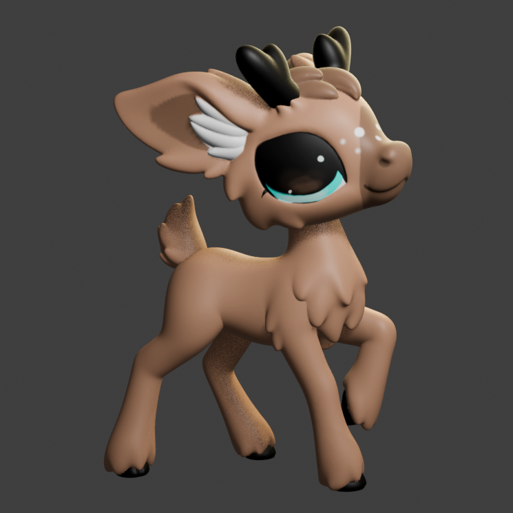 Leylina Figurines - September 2025 - Fairy Fawn/Fawn
