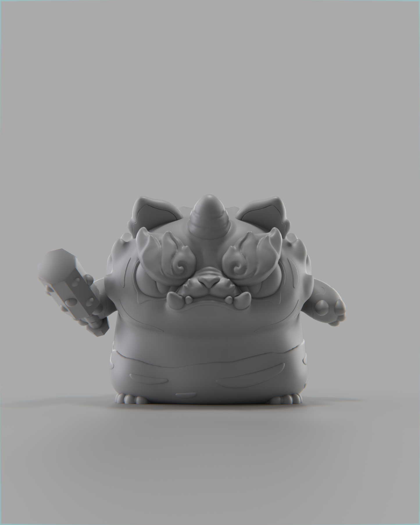 Grumpii - Yokai Neko - Aoonii Neko